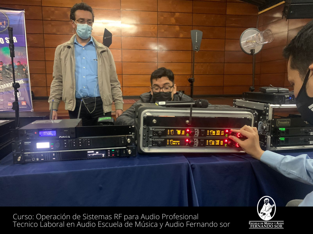 Operación Sistemas RF  Audio Profesional