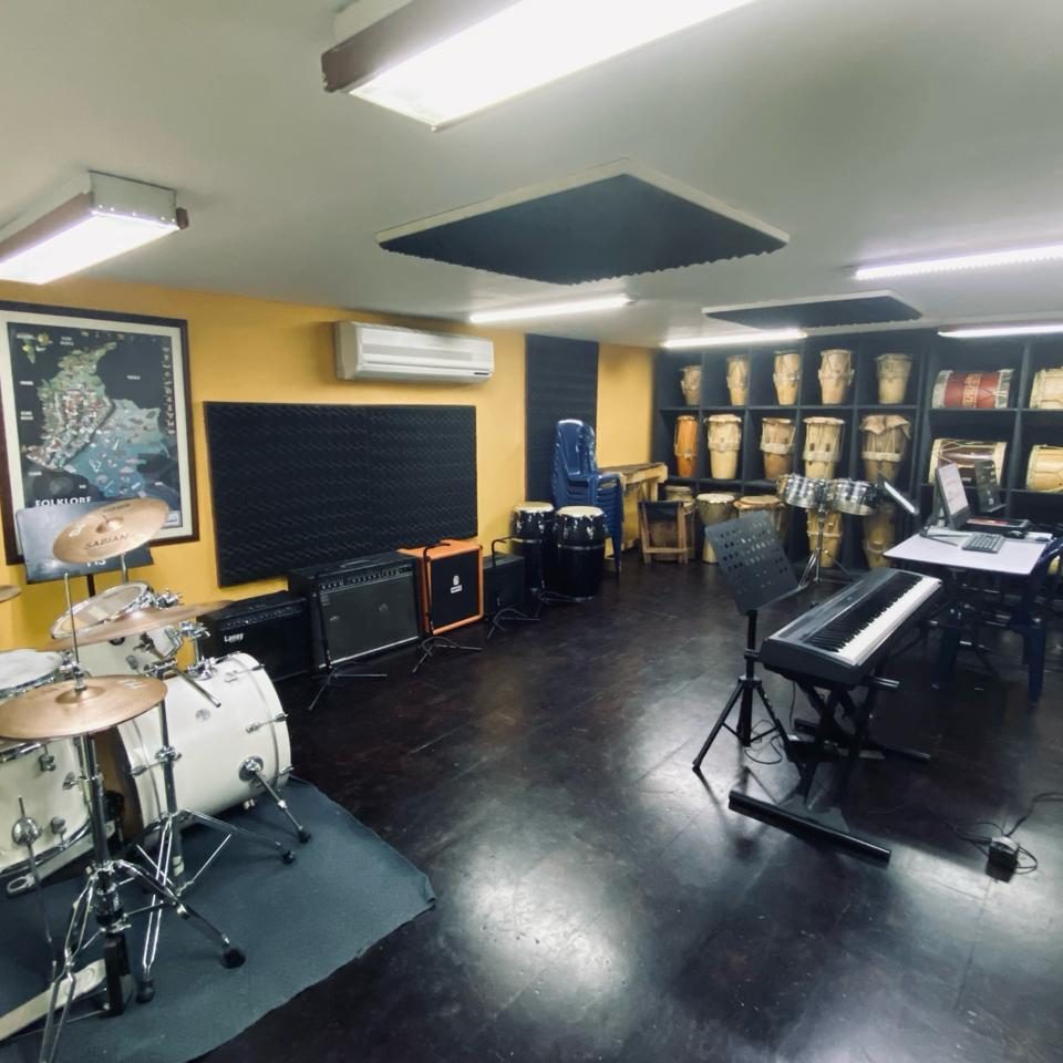 sala de ensayo grande