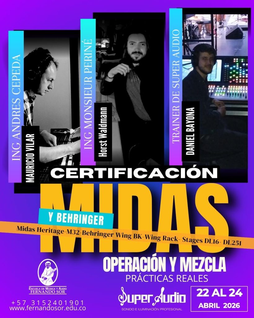 certirficación consolas midas