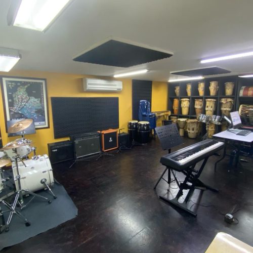 sala de ensayo formato grande